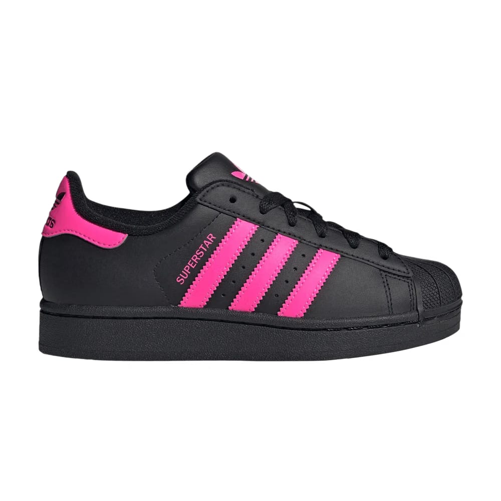 Adidas Superstar 2 J Core Black Lucid Pink