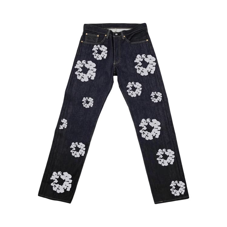 Levi's x Denim Tears The Cotton Wreath Selvedge Jean Raw Indigo