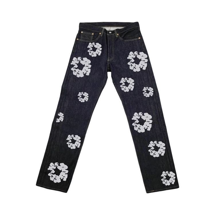 Levi's x Denim Tears The Cotton Wreath Selvedge Jean Raw Indigo