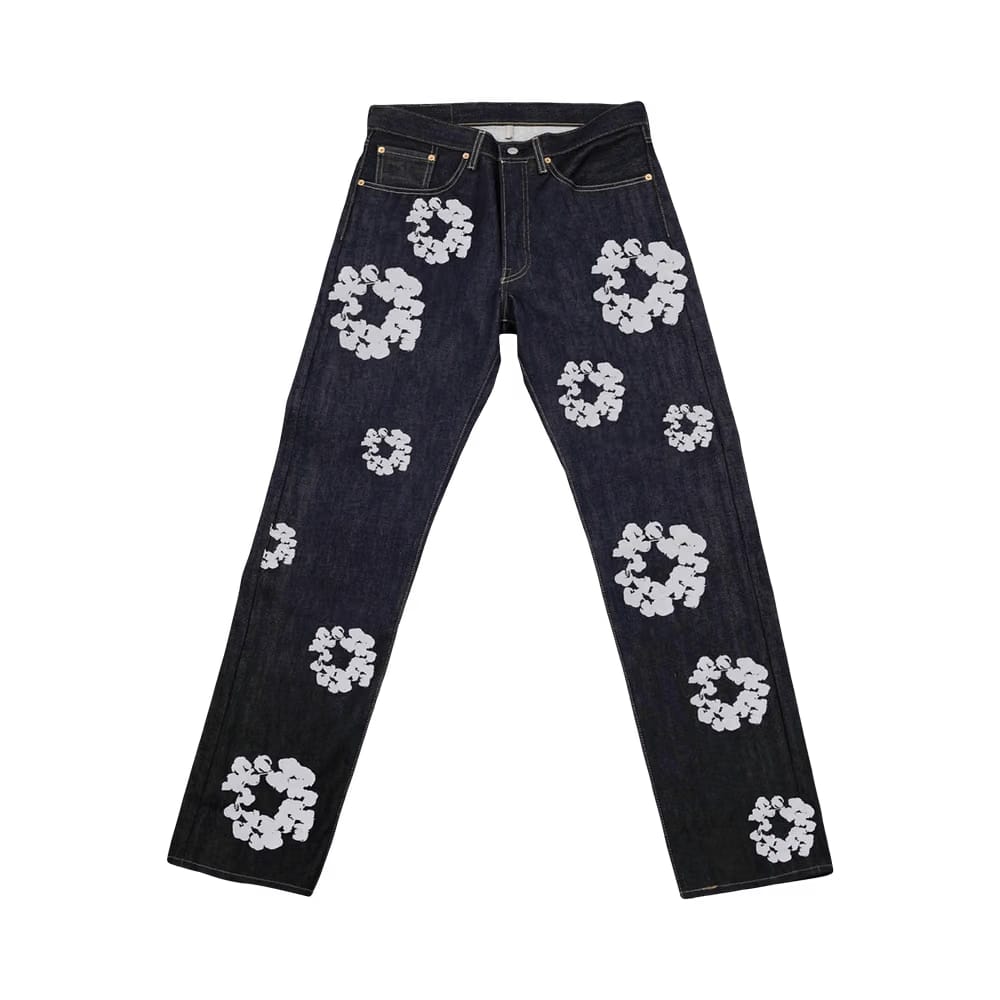 Levi's x Denim Tears The Cotton Wreath Selvedge Jean Raw Indigo