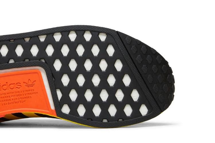 Adidas NMD_R1 Black Orange Yellow Gradient