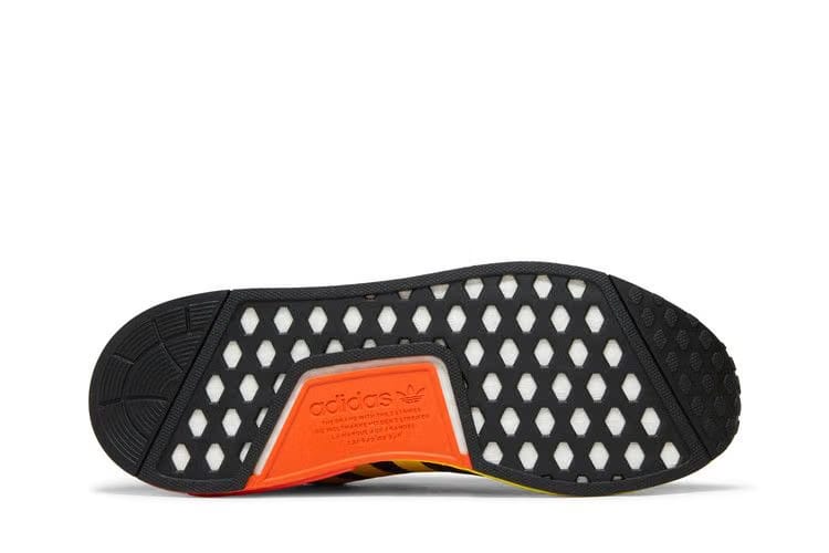 Adidas NMD_R1 Black Orange Yellow Gradient