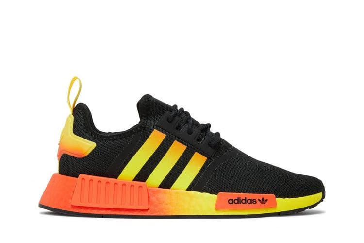 Adidas NMD_R1 Black Orange Yellow Gradient