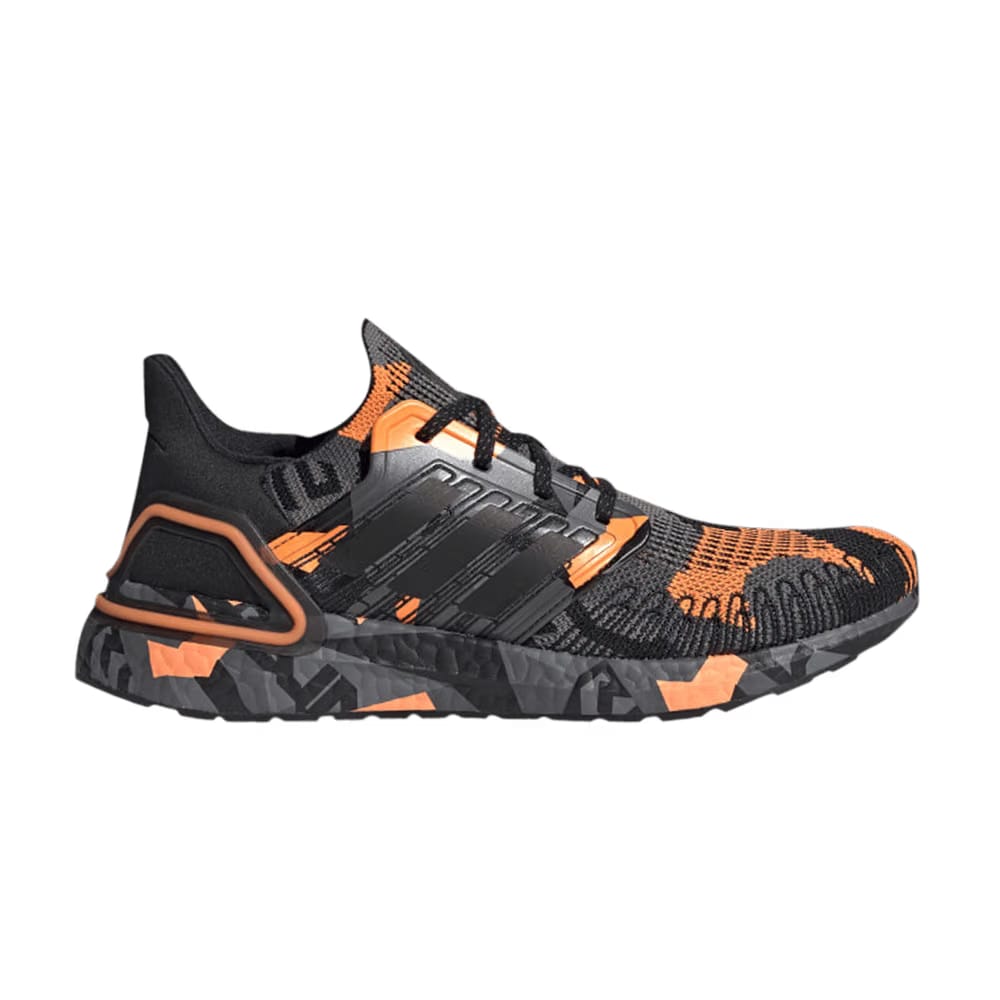 Adidas UltraBoost 20 Geometric Pack - Black Signal Orange