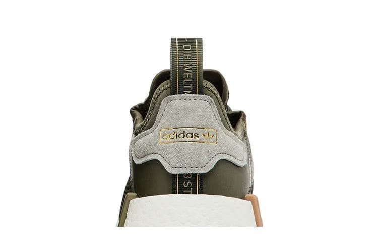 Adidas NMD_R1 Olive Strata Silver Pebble