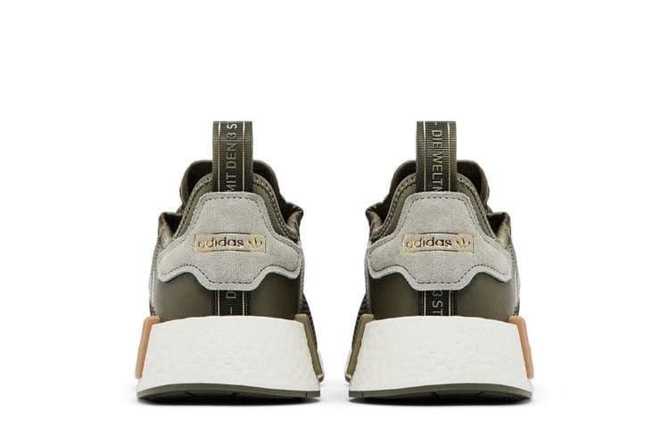 Adidas NMD_R1 Olive Strata Silver Pebble