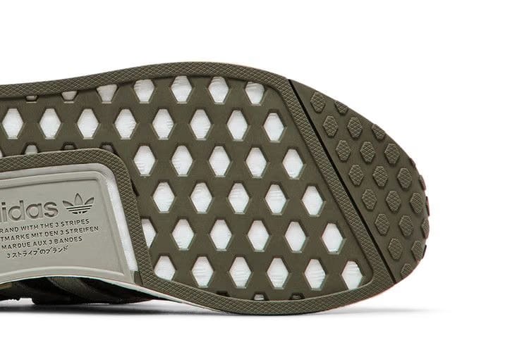 Adidas NMD_R1 Olive Strata Silver Pebble