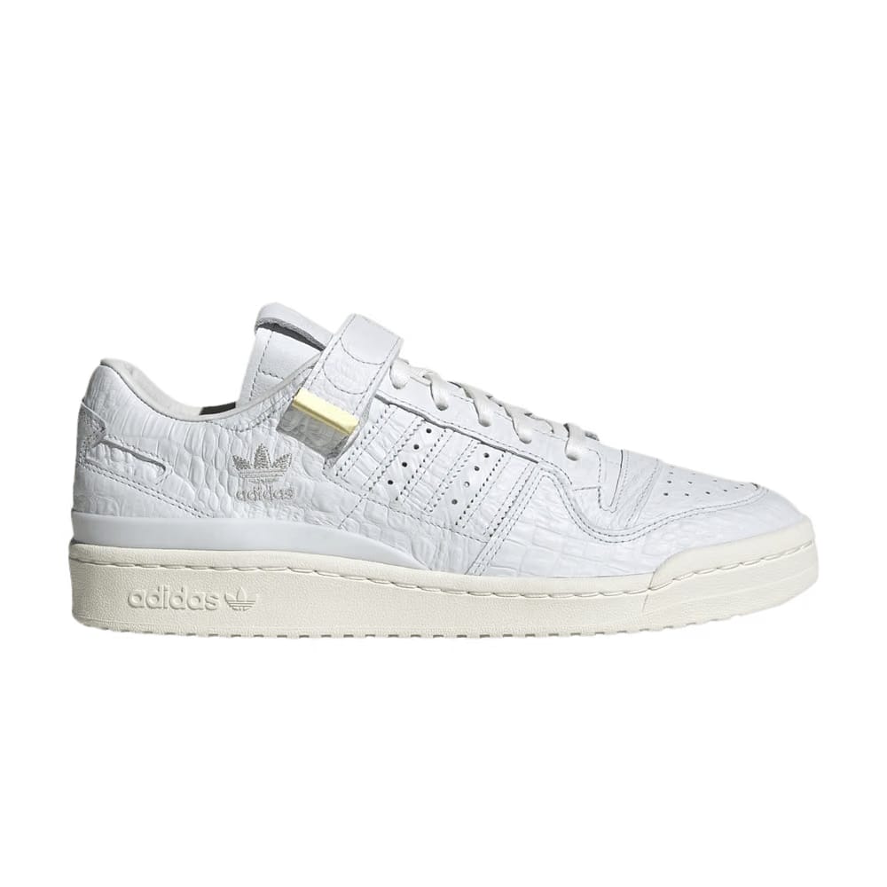 Adidas Forum 84 Low Croc Skin - White