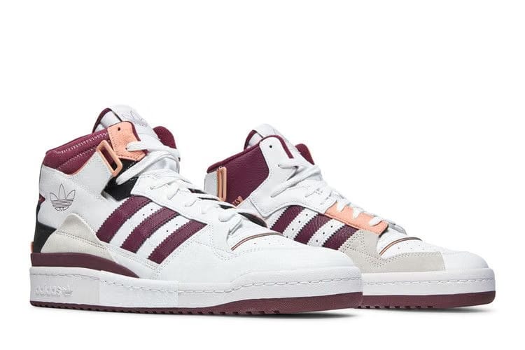 Adidas Forum Exhibit Mid White Victory Crimson