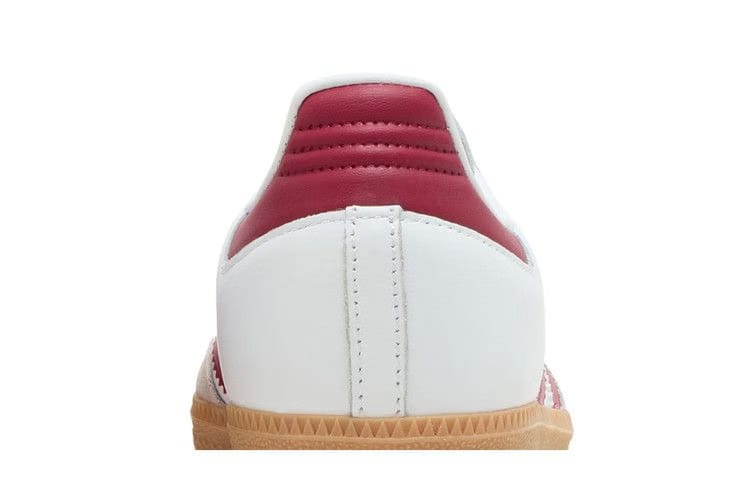 Adidas Samba OG J White Collegiate Burgundy Gum