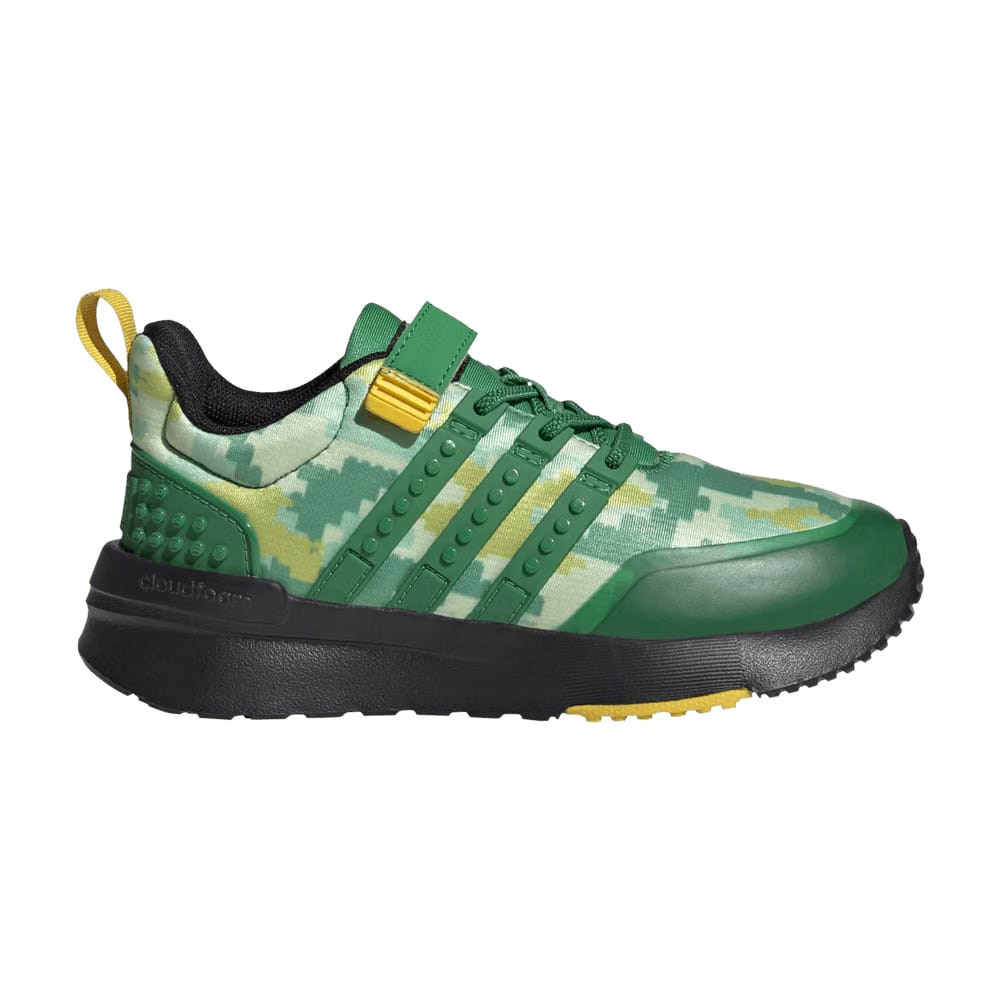 LEGO x adidas Racer TR21 EL Little Kid Digi Camo - Green