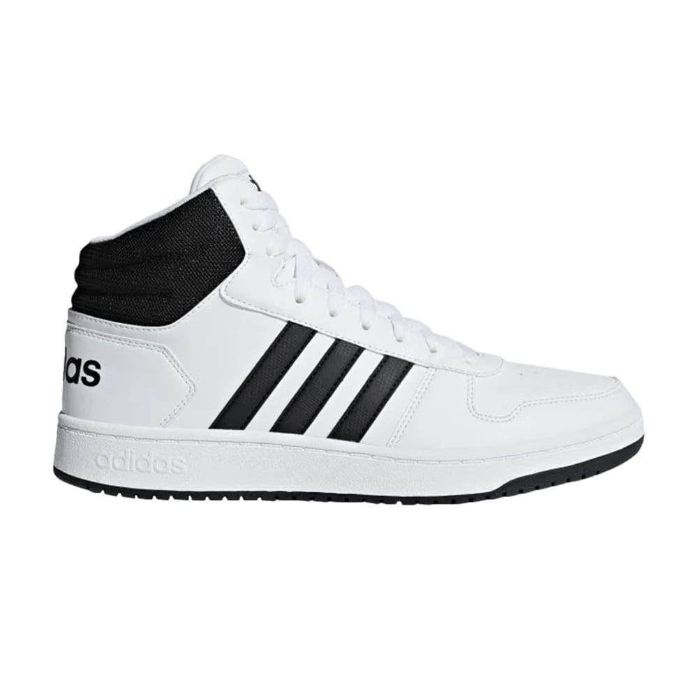 Adidas Hoops 2.0 Mid White Black