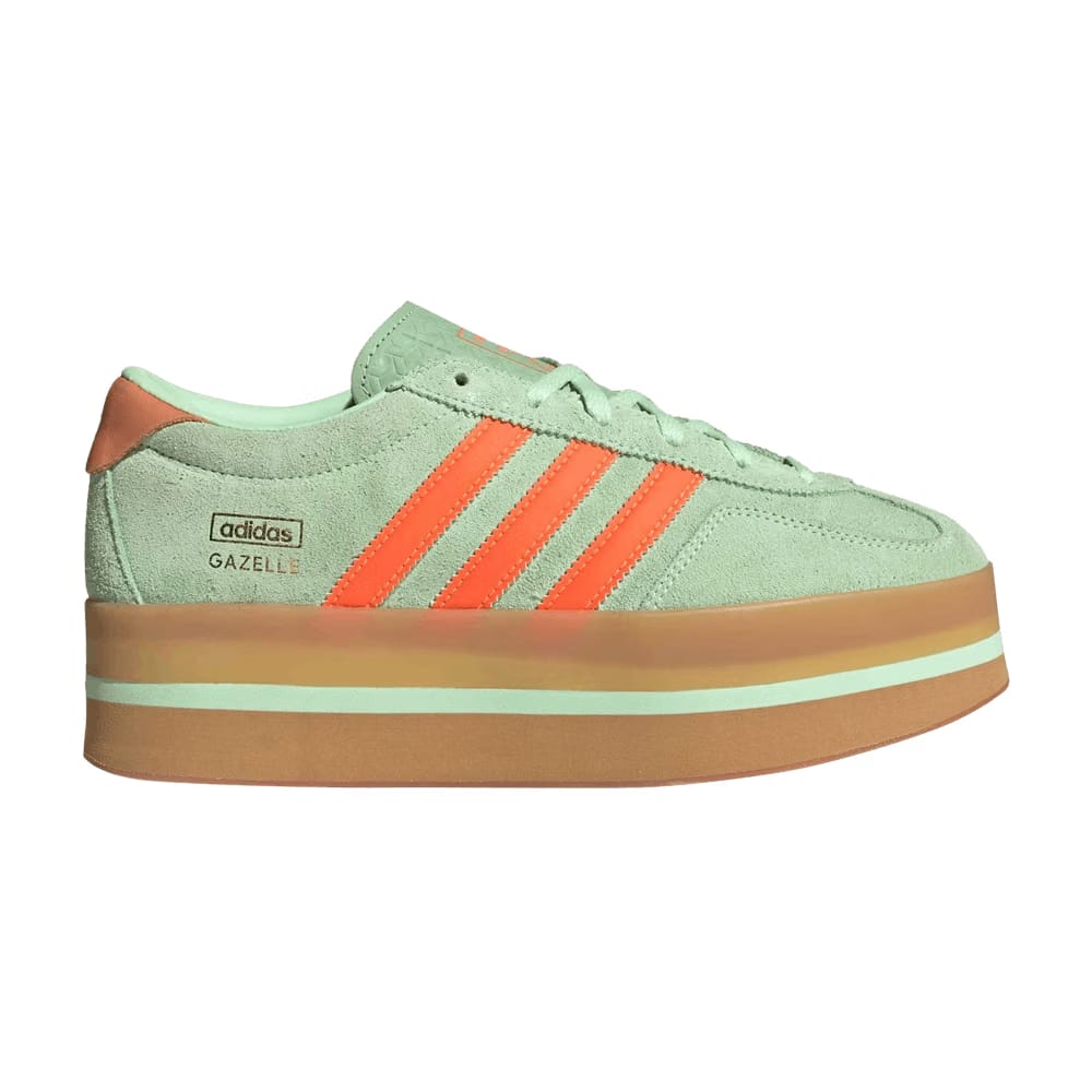 Adidas Wmns Gazelle Stack 'Semi Green Spark Solar Orange'