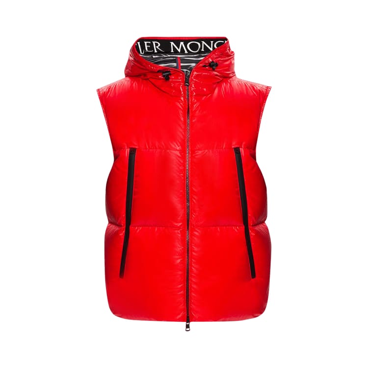 Moncler Agneaux Gilet Black/Red
