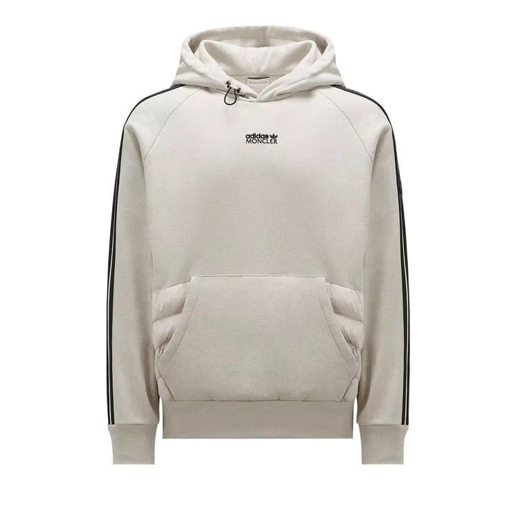 Moncler x adidas Fleece Hoodie Stone Grey