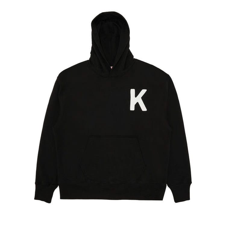 Kenzo Lucky Tiger Oversize Embroidered Hoodie Black