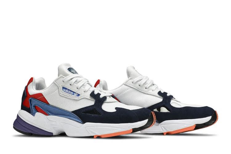 Adidas Wmns Falcon 'Crystal White Navy'