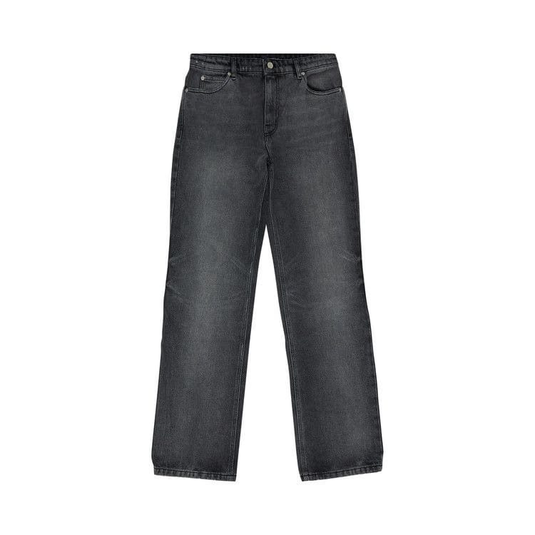 Courrèges Relaxed Denim Straight Pants Stonewashed Grey