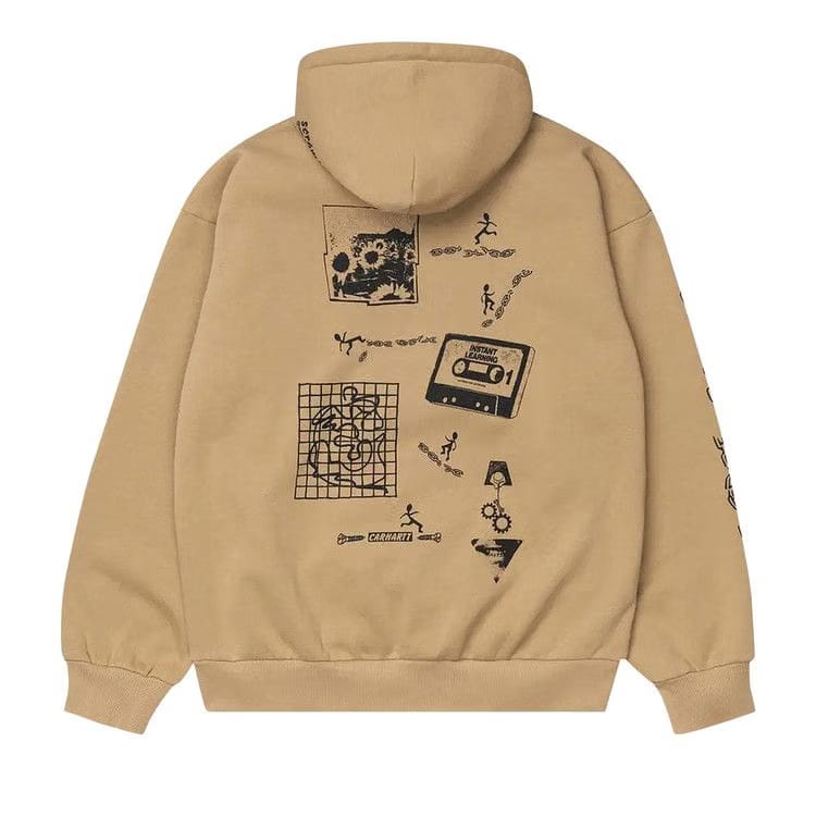 Carhartt WIP Hooded Scramble Sweatshirt Dusty Hamilton Brown