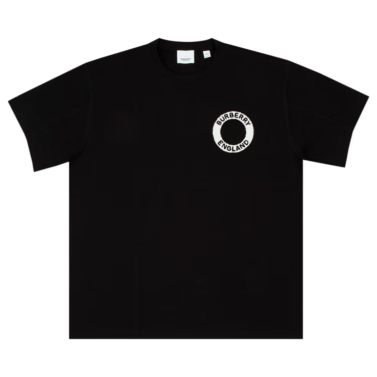 Burberry Shorts-Sleeve Polo Black