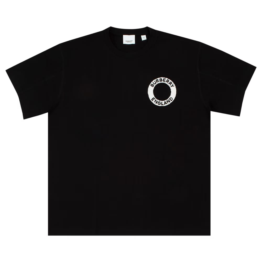 Burberry Shorts-Sleeve Polo Black