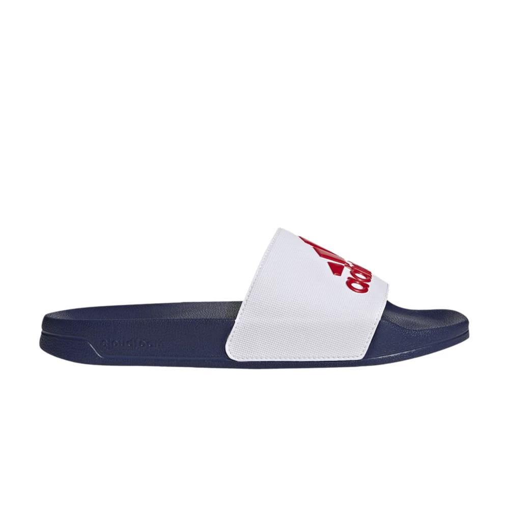 Adidas Adilette Shower Slide White Victory Blue