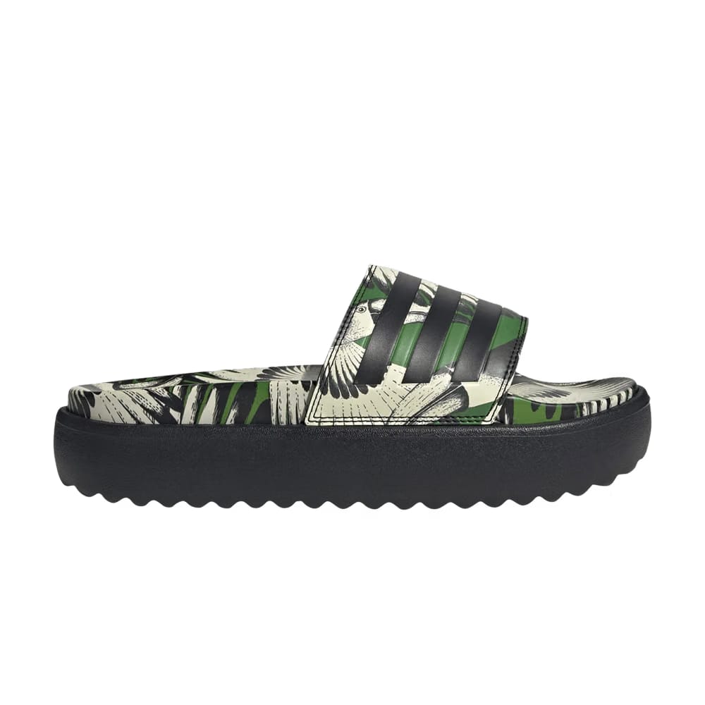 FARM Rio x adidas Wmns Adilette Platform Slide 'Crew Green Black'