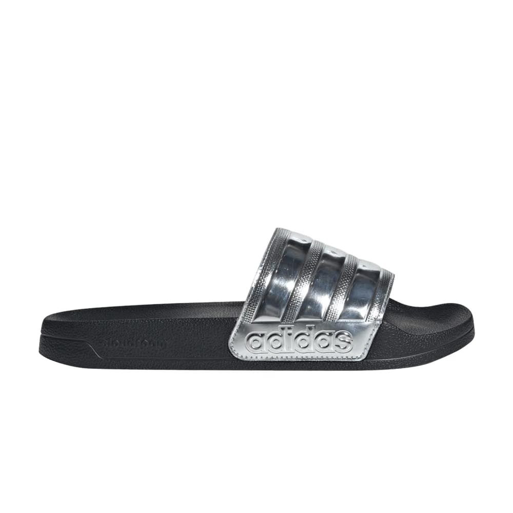 Adidas Adilette Shower Slide Silver Metallic