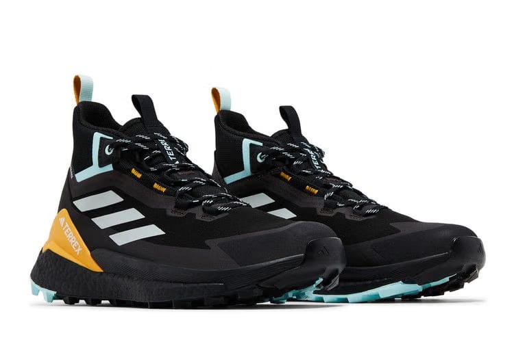 Adidas Terrex Free Hiker GORE-TEX 2.0 Black Aqua Yellow