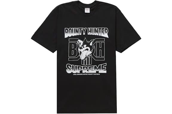 Supreme Bounty Hunter Wolf T-Shirt Black