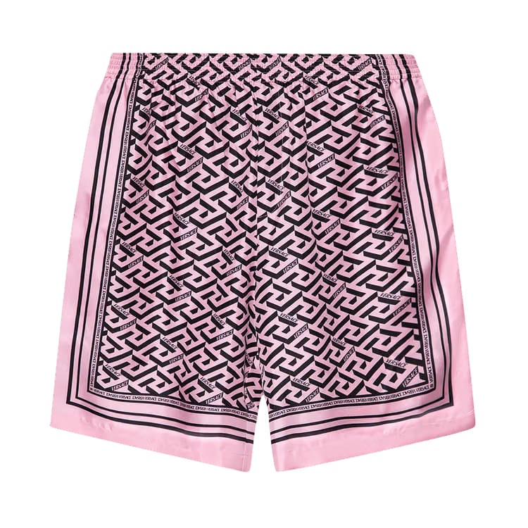 Versace Monogram Shorts Candy Black