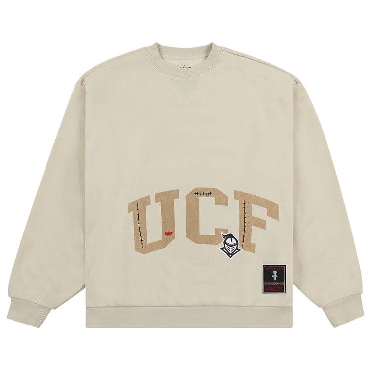 Cactus Jack by Travis Scott x Mitchell & Ness University Of Central Florida Crewneck Tan