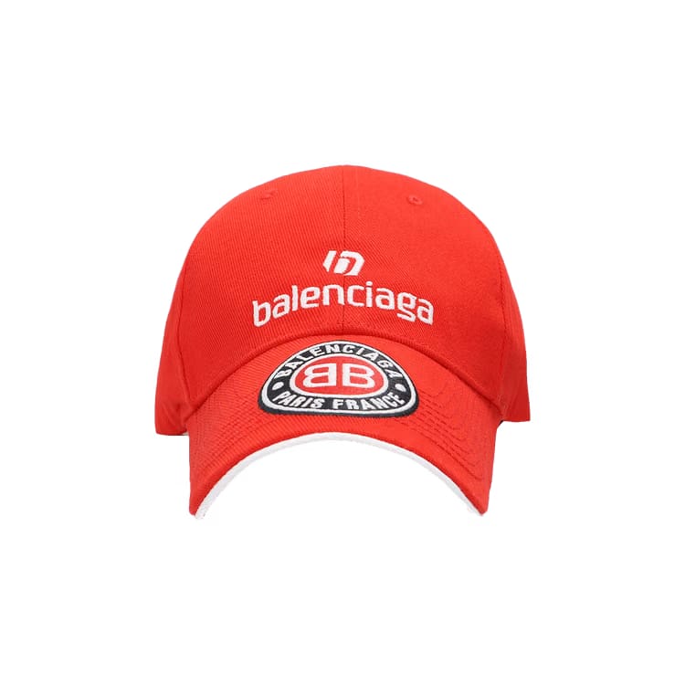 Balenciaga Soccer Club Cap Red