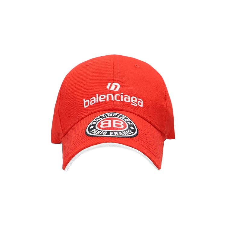 Balenciaga Soccer Club Cap Red