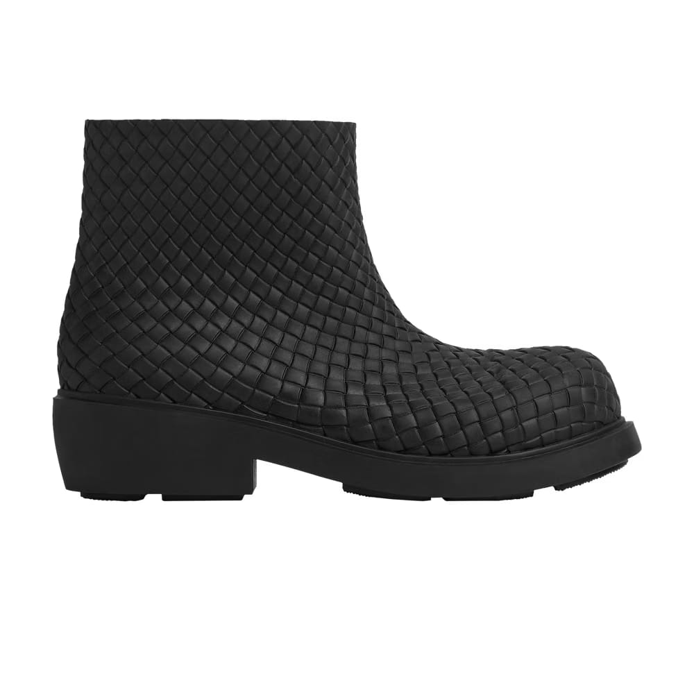 Bottega Veneta Fireman Ankle Boot Black