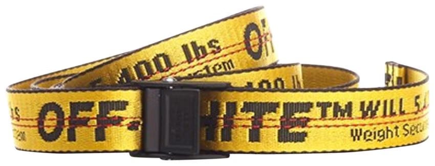 Off-White Classic Mini Industrial Belt Yellow/Black