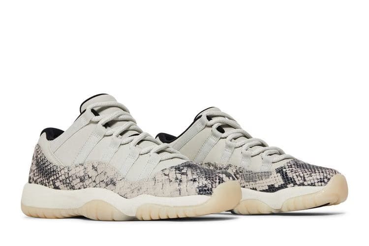 Air Jordan 11 Retro Low GS Light Bone Snakeskin