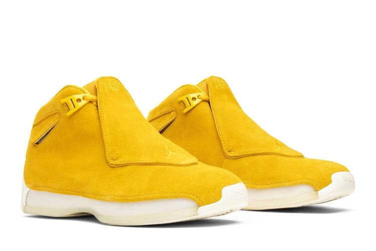 Air Jordan 18 Retro Yellow Suede