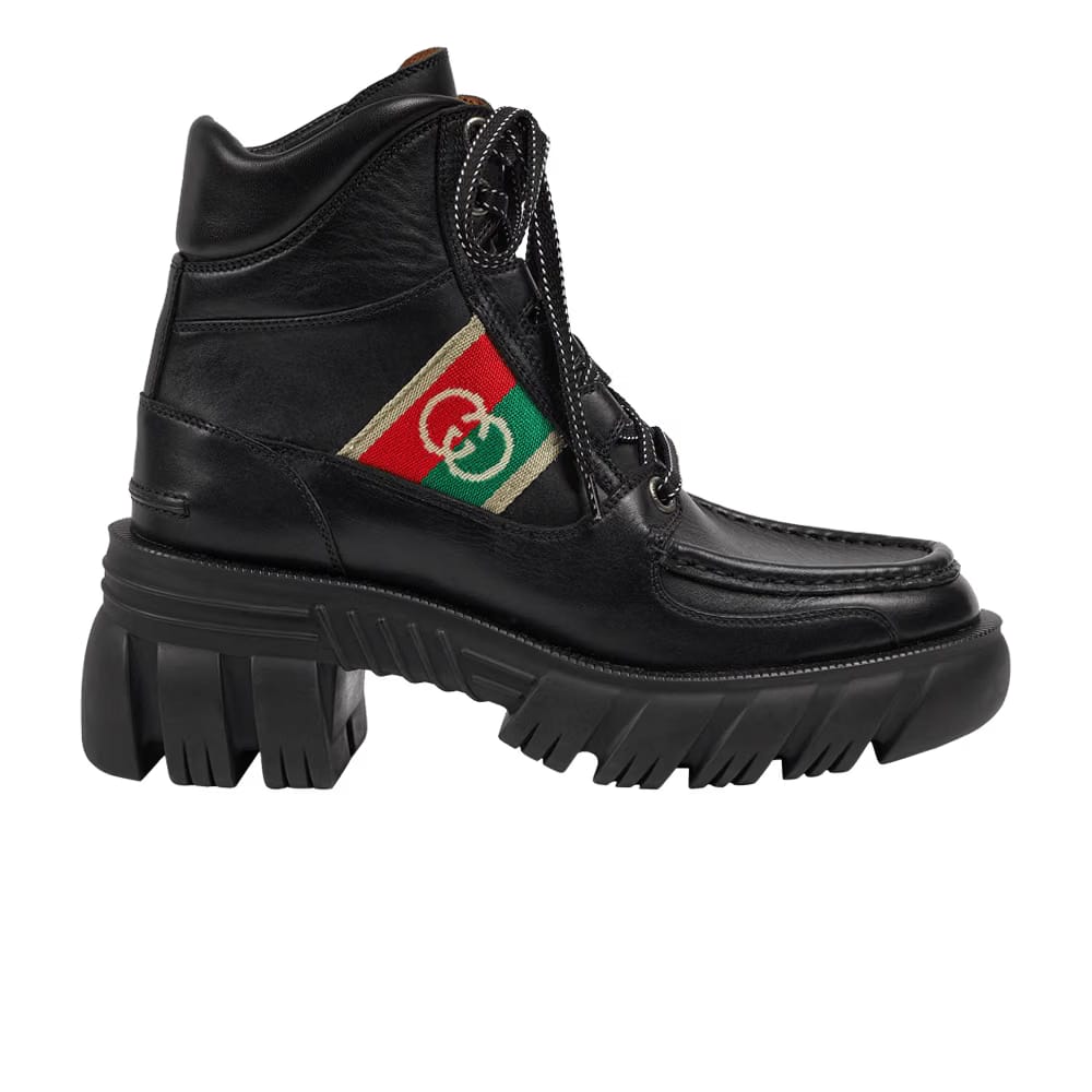 Gucci Wmns Ankle Boot 'Interlocking G - Black'