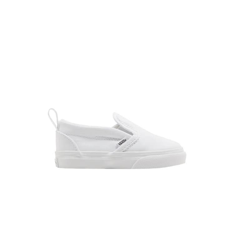 Slip-On V Toddler Triple White