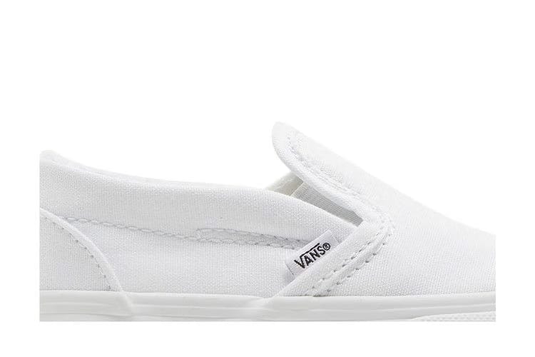 Slip-On V Toddler Triple White