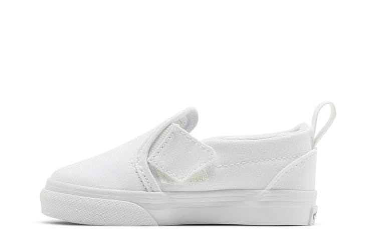 Slip-On V Toddler Triple White