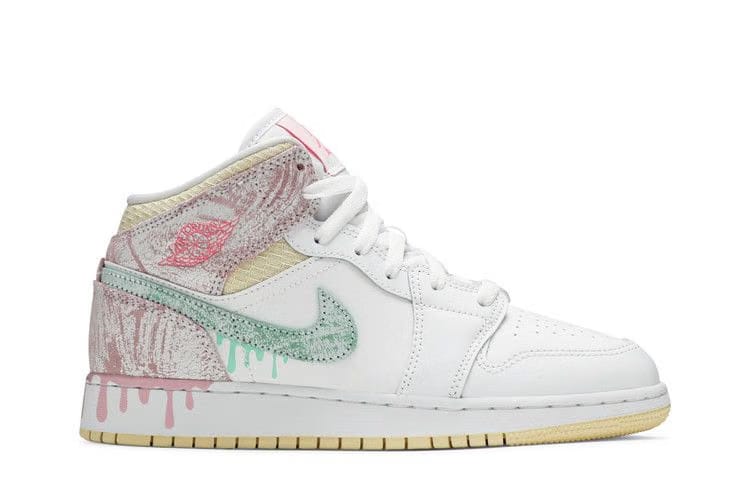 Jordan 1 Mid Paint Drip GS