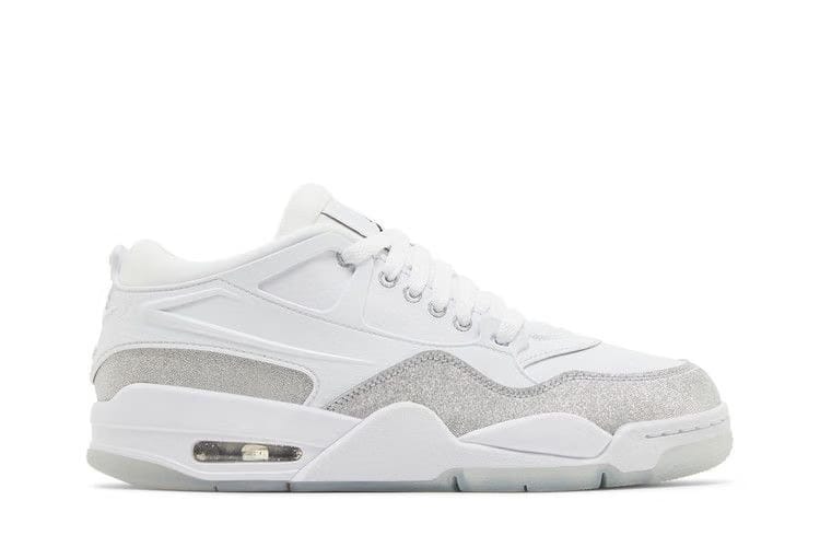 Wmns Air Jordan 4 RM 'White Silver Glitter'
