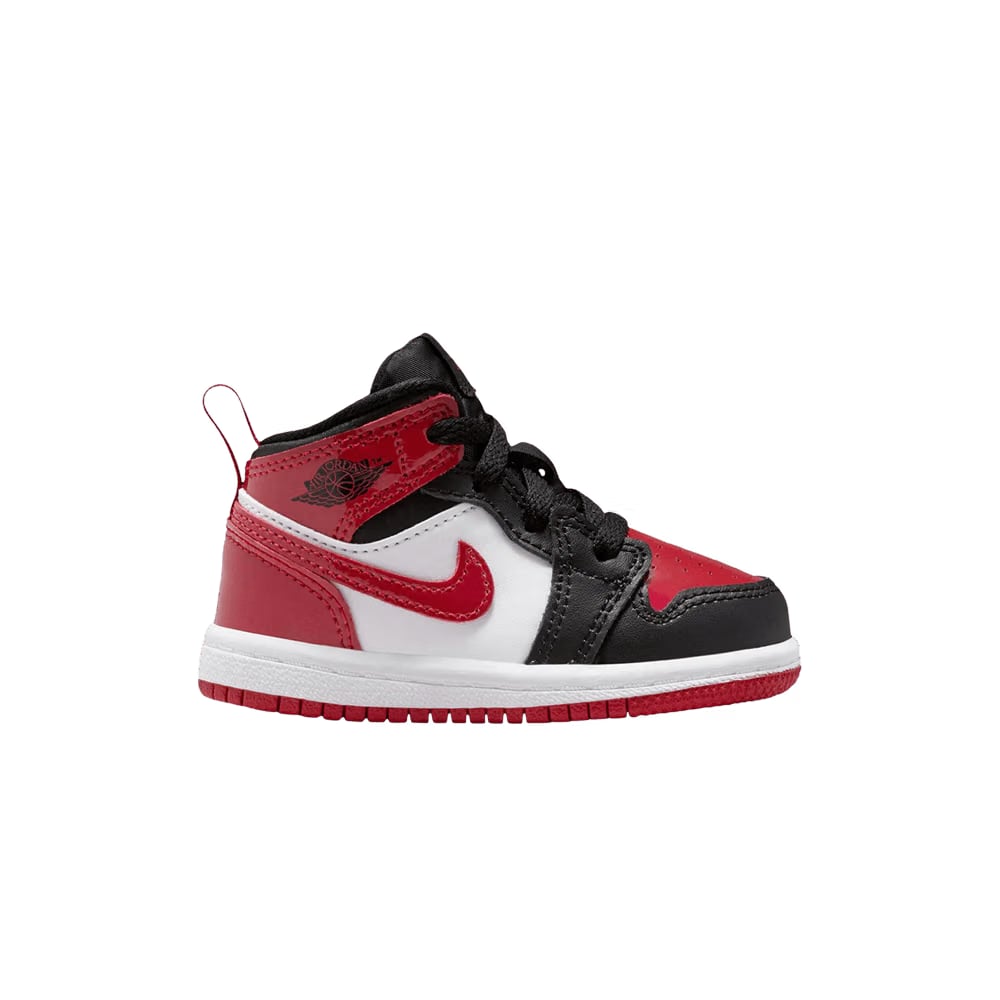 Air Jordan 1 Mid SE TD Patent Bred Toe