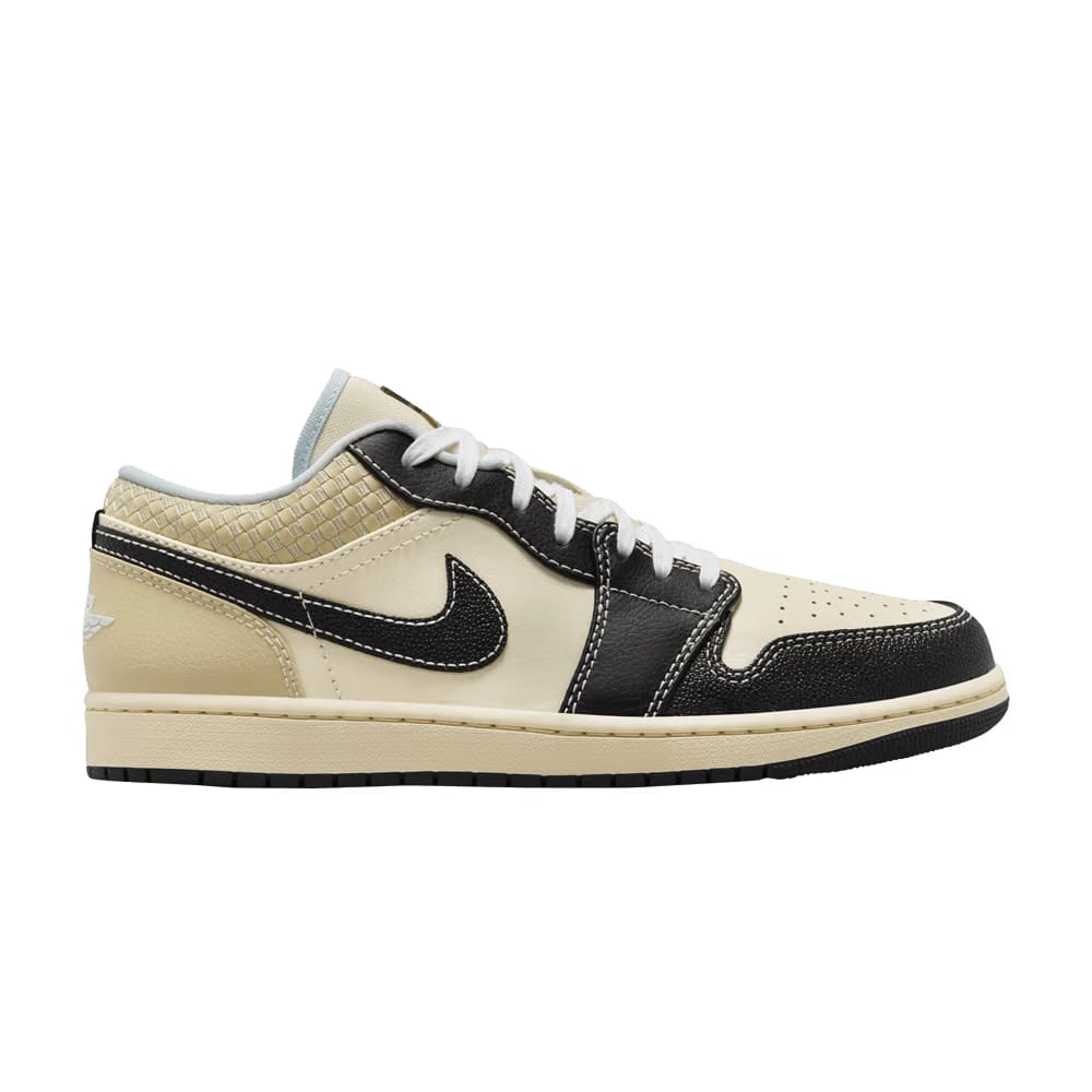Jordan 1 Low SE Coconut Milk Black Muslin