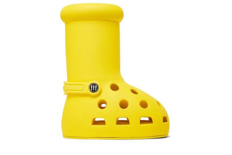 Crocs x MSCHF Big Red Boot Yellow