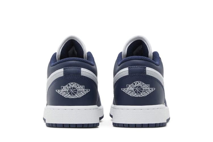 Air Jordan 1 Low GS Midnight Navy Wolf Grey