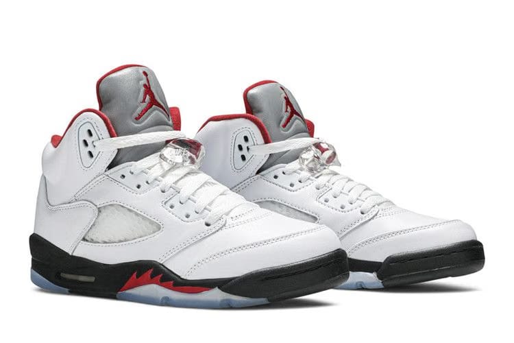 Air Jordan 5 Retro GS White Fire Red 2020