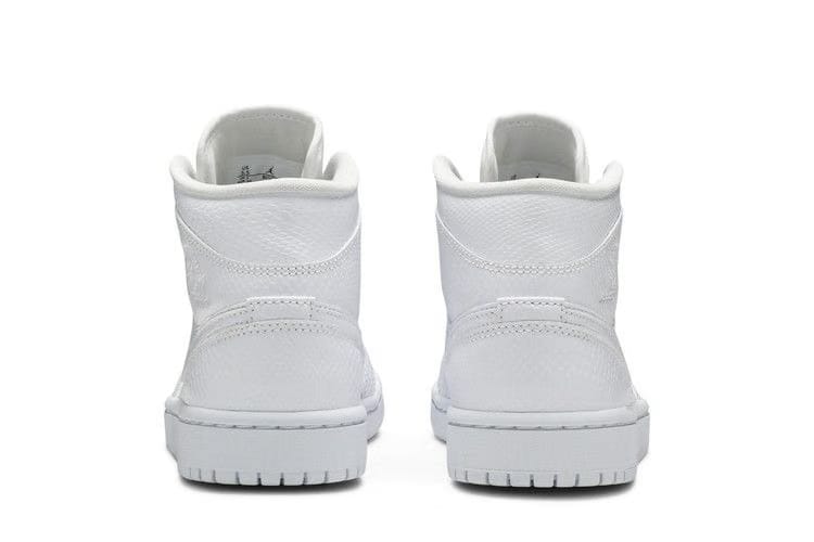 Wmns Air Jordan 1 Mid 'White Snakeskin'
